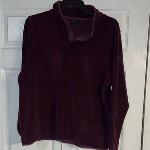 Plush Burgundy Pullover Sweater